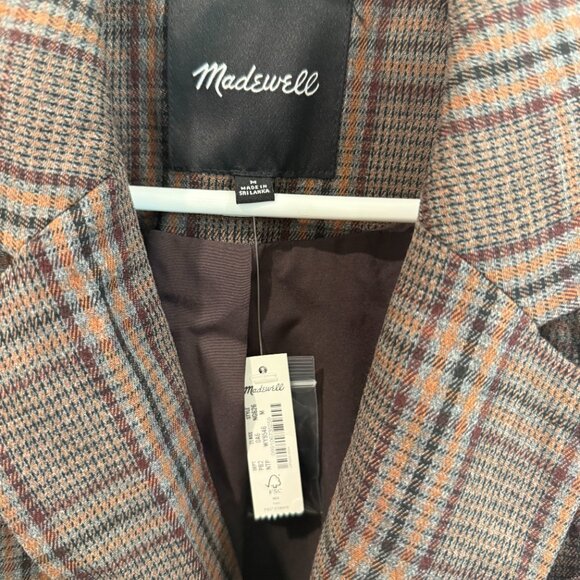 Madewell Caldwell double breasted plaid blazer - Picture 5 of 5
